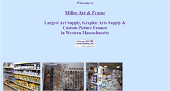 Desktop Screenshot of millerartandframe.com