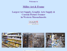Tablet Screenshot of millerartandframe.com